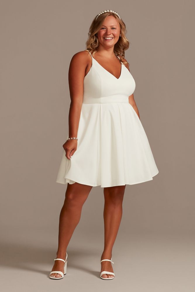 Plus size elopement outlet dress